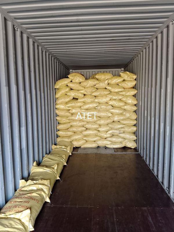 Không ăn mòn bột kraft lignin 8061-51-6 Thuốc giảm nước Superplasticizer bê tông